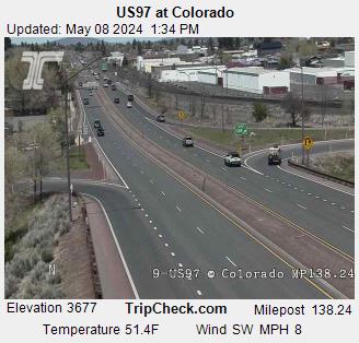 Traffic Cam US 97 at Colorado